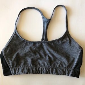 Grey sports bra